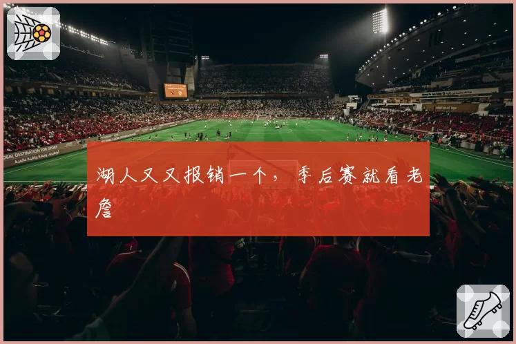 湖人又又报销一个，季后赛就看老詹