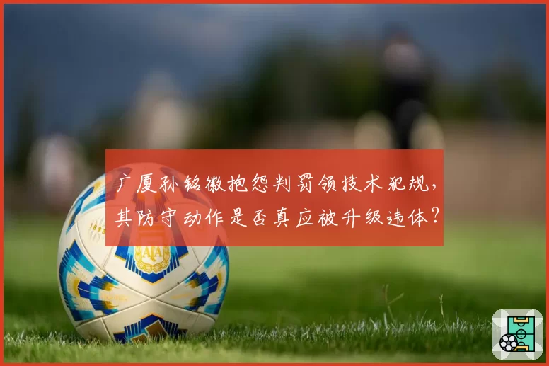 广厦孙铭徽抱怨判罚领技术犯规，其防守动作是否真应被升级违体？