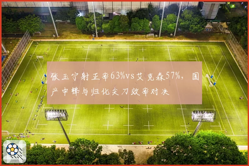 张玉宁射正率63%vs艾克森57%,国产中锋与归化尖刀效率对决